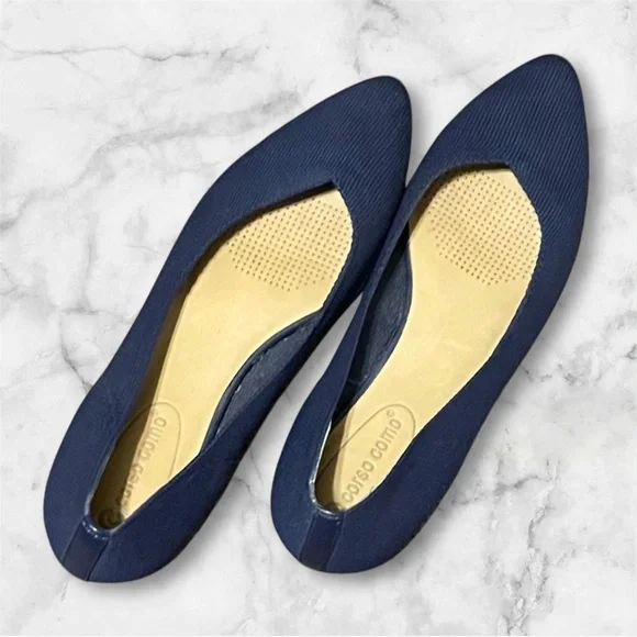 Corso Como Women’s Navy Flats 8M - Picture 11 of 16